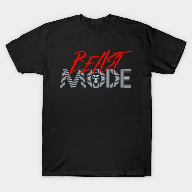 Beast Mode Aesthetics T-Shirt by Outfit Clothing